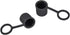 uxcell 5pcs BNC Silicone Protectors Cap Port Cover - Anti Dust Black