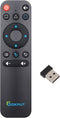 BPR1S Plus Air Mouse Remote Control, 2.4G RF Bluetooth Voice Remote with IR Learning for Android TV Box, Smart Projector
