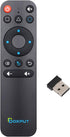 BPR1S Plus Air Mouse Remote Control, 2.4G RF Bluetooth Voice Remote with IR Learning for Android TV Box, Smart Projector