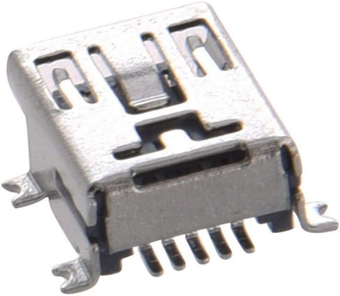 10 Pcs Mini USB Type B Female Port 5-Pin 180 Degree SMD SMT PCB Jack Socket