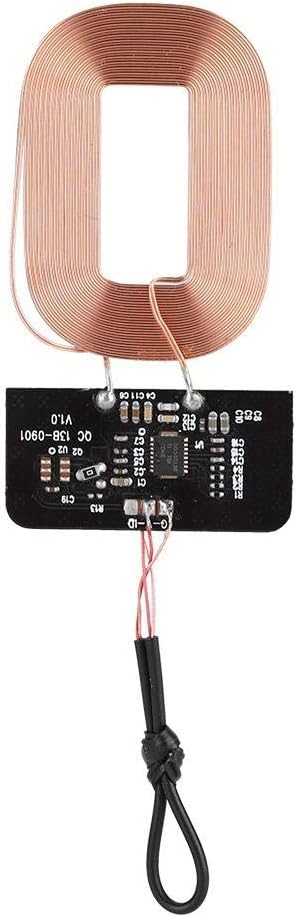 Qi Standard Charging Coil DIY Charging Receiver Module PCB Circuit Board, 5V 1A Fast Charging Module
