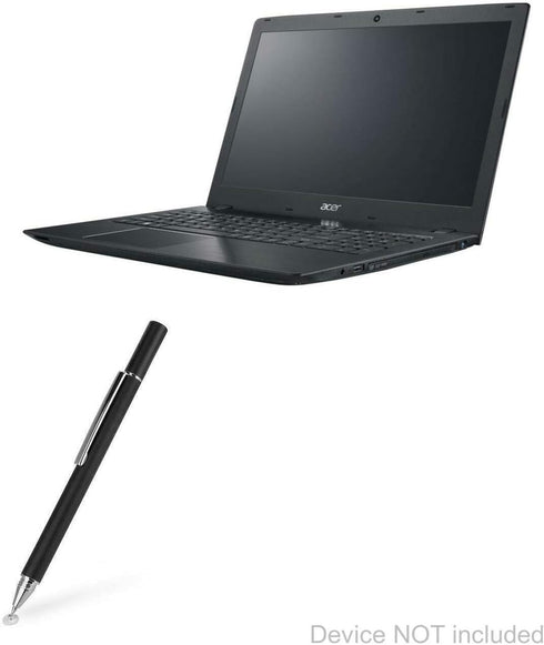 BoxWave FineTouch Stylus Pen for Acer Chromebook Spin 311 (R721T) - Super Precise Jet Black Capacitive Stylus