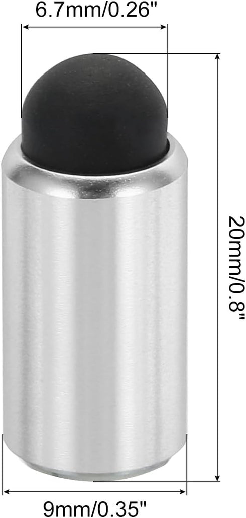 MECCANIXITY 2pcs Magnetic Stylus Pen Tips, Fine Conductive Rubber for Capacitive Touch Screen Pens