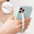 C-Shaped Clip Finger Phone Grip, Sinjimoru Silicone Strap for Phone Case with Clip for iPhone & Samsung Phone