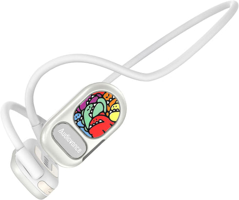 OpenComfy CF201 Next-Gen Running Headphones, Bluetooth Wireless Open Ear for Sports Gym Workout, Ultra Comfort &