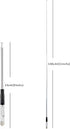 HYS 27Mhz 9-inch 51-inch CB Antenna, SMA-Female Connector, Telescopic/Rod to HT CB Antenna for QUANSHENG Handheld CB