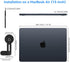 Set CloudValley Webcam Slider & Magnetic Phone Holder (Black)