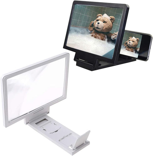 WOEIFGV 3D Enlarged Screen Phone Stand Bracket Screen Amplifier Screen Video Magnifier for Smartphone