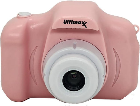Ultimaxx Essential Kid’s Digital Camera Bundle (Pink) - Includes 32GB microSD Card, High-Speed Memory Card Reader & More