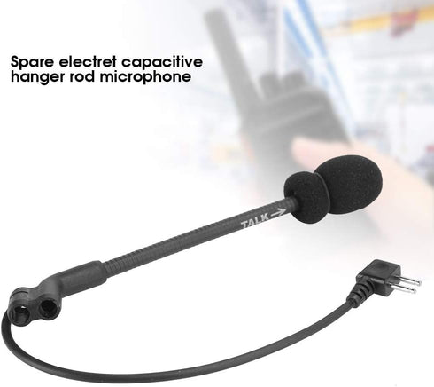 Sturdy 2 Pin Microphone, Long Service Life Headset Microphone, for Peltor Comtac Comtac Ii Comtac Iii Armorwerx