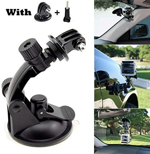 Suction Cup Mount for Gopro Hero 13 12 11 10 9 8/AKASO EK7000/Brave 4/Brave 7 Action Cameras