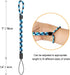 Adjustable Wrist Straps Hand Lanyard Set of 2 Black Compatible with iPhone Camera USB Flash Drives Key Chain