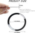 10 Pcs Metal Ring for Magnetic Wireless Charger, 2 Styles, Universal Ultra Thin CD Stripe Round Ring Sticker Conversion Kit Compatible with MagSafe Mini Max Galaxy Car Charger on Most Smartphone