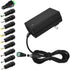 15V 2A DC Power Supply - AC 100V-240V Input to DC 15 Volt 2 Amp Adapter with 5.5mm x 2.5mm Plug and Size Tips