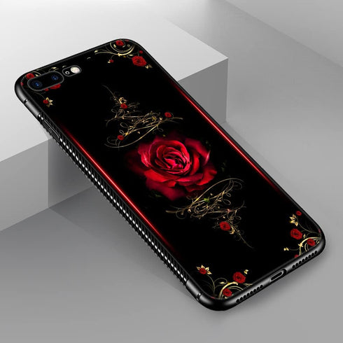 Compatible with iPhone SE 2022 Case, Non-Slip Soft TPU Protective Cover, Hard PC Back, Pattern Design,