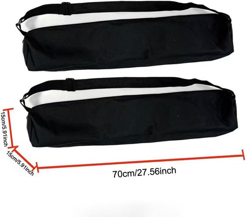 SquEqu 27 Inch Camera Tripod Carrying Case with Shoulder Strap Long Phone Tripod Bag for Microphone Stand Floor Boom