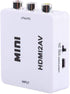 Yosoo Health Gear Digital HDMI2AV Converter, AV Adapter, Composite Video Audio CVBS Converter 720p/1080p (White)