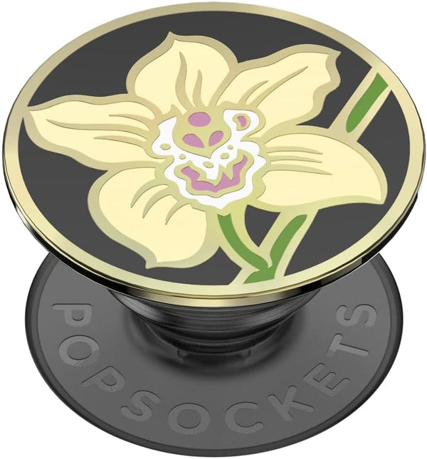 PopSockets Adhesive Phone Grip, Holder, Phone Stand, Enamel - Butter Orchid