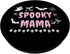 Spooky Mama Halloween Pink Cute Mom Autumn Fall Goth PopSockets Standard PopGrip