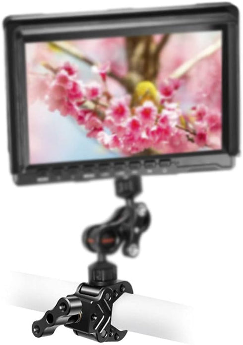 Super Clamp Camera Clamp Mount with 1/4" Thread Bottom for GoPro, Ronin, LCD Field Monitor, LED Lights, Mic