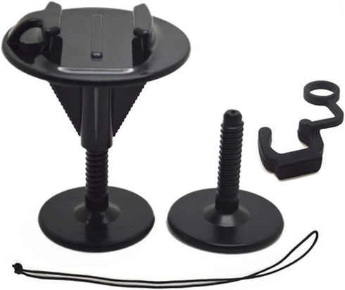 Bodyboard Wakeboard Foam Surfboard Mount Kit with Anti-Lost Strap for GoPro Hero 8/7/6/5/4/3+/3/2/1 (Black)