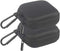 Portable Square Earphone Carrying Case, Mini Pouch Storage for Smartphone Earphone, 2-Pack