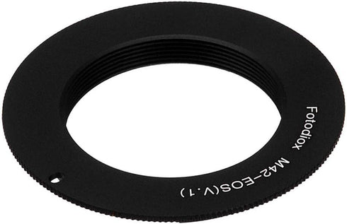 Fotodiox Lens Mount Adapter for M42 Type 1 Screw Mount SLR Lens to Canon EOS (EF, EF-S) Camera Body
