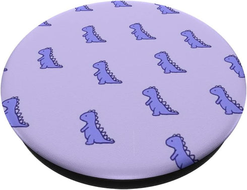 Funny & Cute Purple Dinosaur TRex In Purple For Women & Girl PopSockets Standard PopGrip
