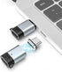 USB C Magnetic Adapter 24 Pin Straight 2 Pack, PD 100W Fast Charging, 10Gbps Data Transfer