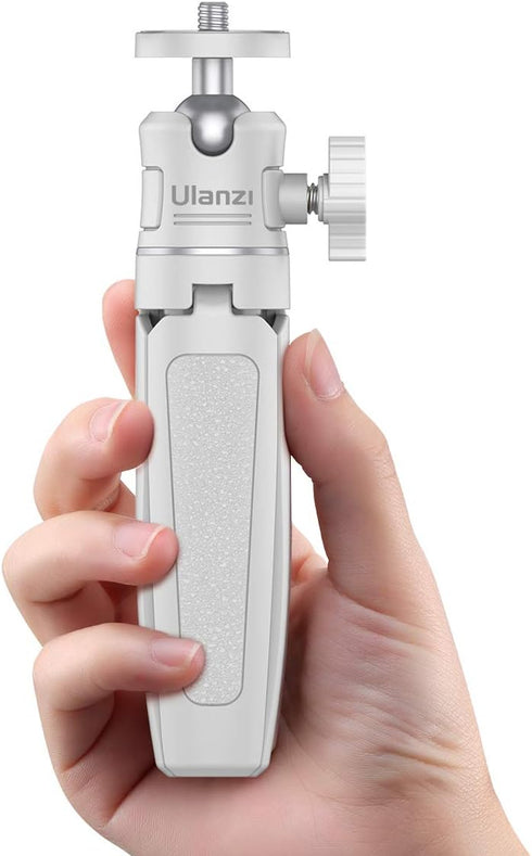 ULANZI Mini Selfie Stick Tripod, Extension Pole Tripod Stand Handle Grip for iPhone 13 Pro Max, Samsung, Google, Canon,
