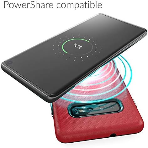 Crave Dual Guard Red Galaxy S10 Case - Shockproof, Dual Layer Protection for Samsung S10