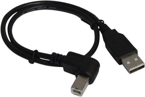 YCS basics 18 inch USB 2.0 Right Angle Printer/Scanner Cable