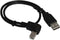 YCS basics 18 inch USB 2.0 Right Angle Printer/Scanner Cable
