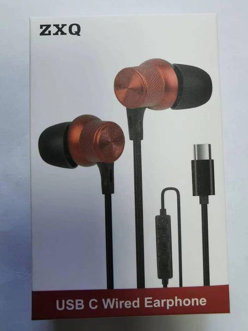 USB C Wired Earbuds, Type C Headphones with Deep Bass for iPhone 15 Pro Max, Samsung Galaxy A53/A54, OnePlus 10, Google