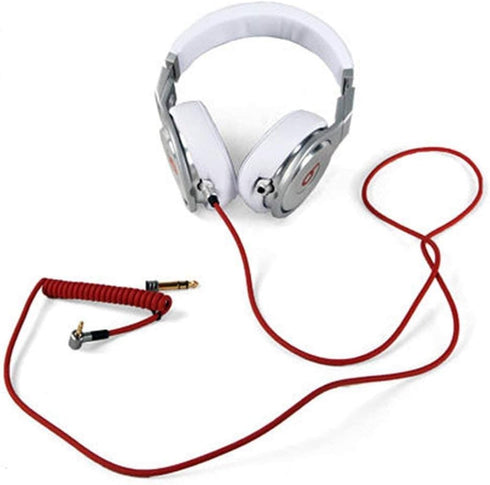 3.5mm & 6.5mm Coiled Cord Replacement Cable for Beats Solo, SoloHD, Pro Detox Headphones