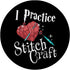 I Practice Stitch Craft - Yarn Knitting Lovers PopSockets Standard PopGrip