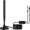 Misswowo Indoor & Outdoor TV Antenna for Smart TV, Full Aluminum Alloy Body,