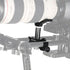 NICEYRIG 15mm LWS Rod Lens Support Y-Bracket, 64mm Vertical Adjustment for Heavy Long Lens Diameter 50mm to 140mm