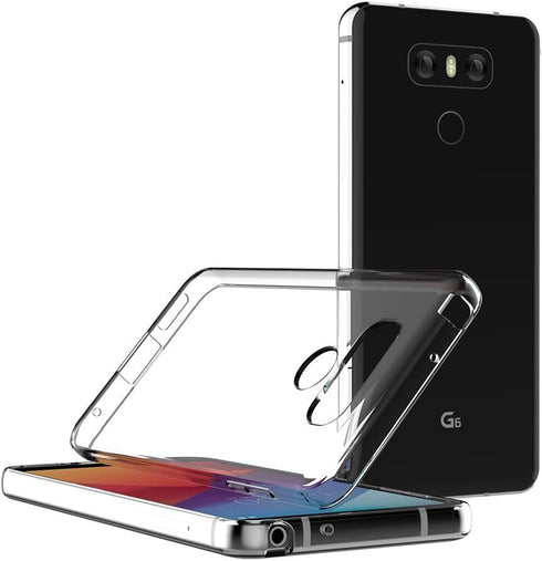 MaiJin Soft TPU Rubber Gel Bumper Case for LG G6 / G6 Plus (5.7 inch) Transparent Back Cover