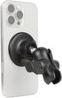 Leenconghui Magnetic Cell Phone Holder Base with 2.34" Double Socket arm for MagSafe