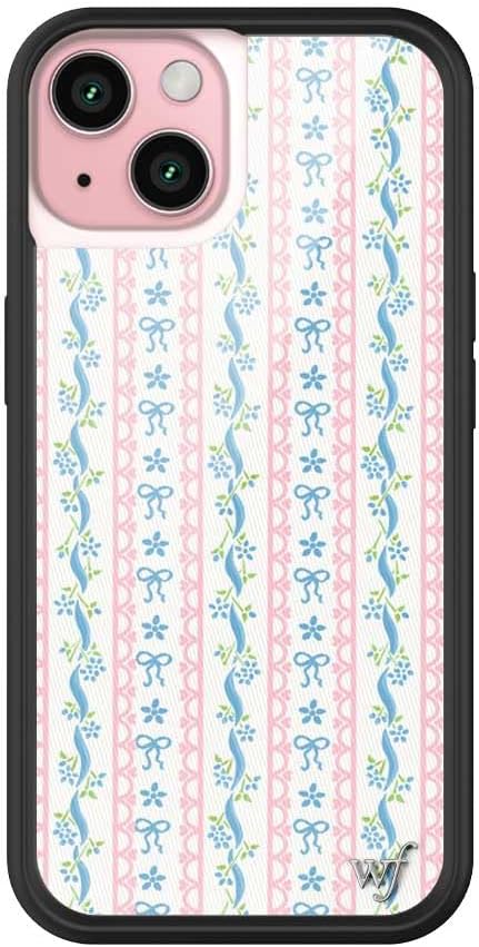 Wildflower Cases - Compatible with iPhone 15 | Protective Black Bumper, 6.5ft Drop