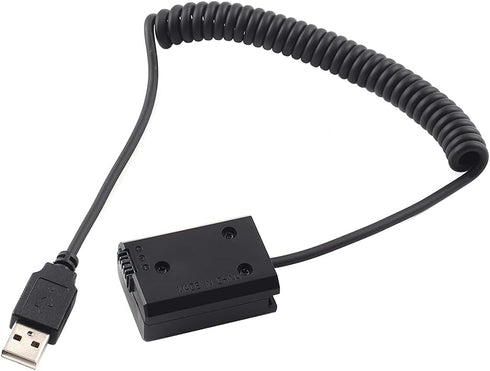 Full Decoded NP-FW50 Dummy Battery 5V 2A USB Power Adapter for Sony Mirrorless Camera Alpha A7 Series