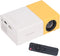 Portable Mini Movie Projector, LCD Screen 1920x1080 Resolution, Super Heat Dissipation, 30000 Hours Life