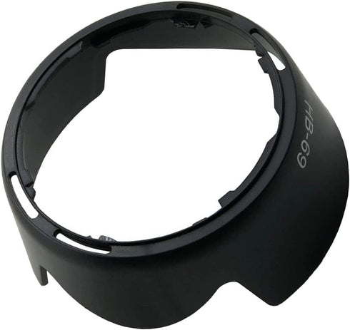 HB-69 Lens Hood Shade for Nikon AF-S DX 18-55mm f/3.5-5.6GVR II, 52mm Digital Tulip Flower Lens Hood Black