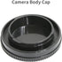 2 Pack Rear Lens Cap and Camera Body Cap Cover Kit for Sony A9 A7 A7II A7III A7IV A7S II III A7R II III A7RIV A7RV A7CR A7C II A7CII A6700 A6600 A6400 A6300 A6100 A6000 and More