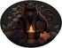 Cute Black Witch Cat Moon Phase PopSockets Standard PopGrip for Tarot Fans