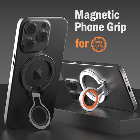 NTidea 360 16/15/14/13/12/11 Thin Fit for MagSafe Phone Grip Ring Holder Rotation Ring Compatible with Popsocket