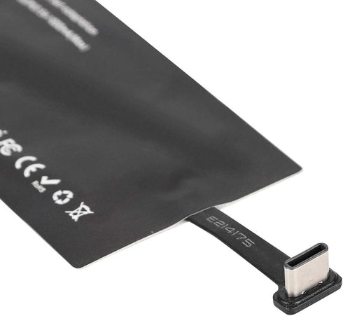 Type C 1300mA Super Fast Qi Charging Receiver and Adapter Compatible with Google Pixel and Other USB C Android Phones