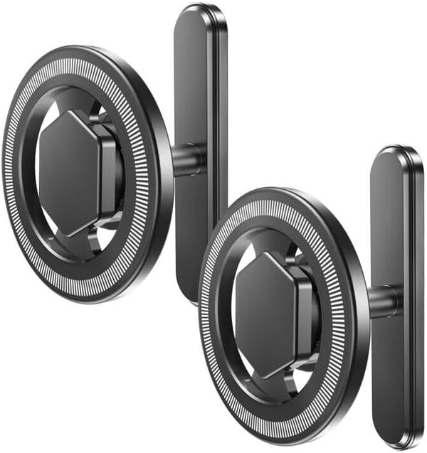 Falafa 2-Pack Magnetic Phone Holder for Golf Cart, 360 Rotatable Gym Magnetic Phone