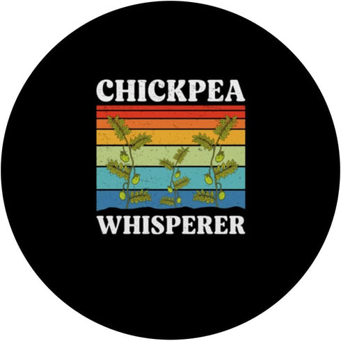 Purely Chickpea Pulse Cool Chickpea Whisperer Chickpeas Farm Chick Peas Enthusiast PopSockets Standard PopGrip